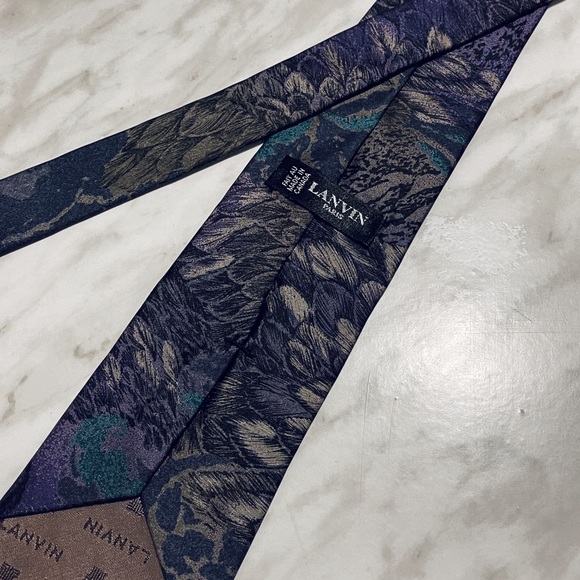 LANVIN silk tie - Picture 2 of 2